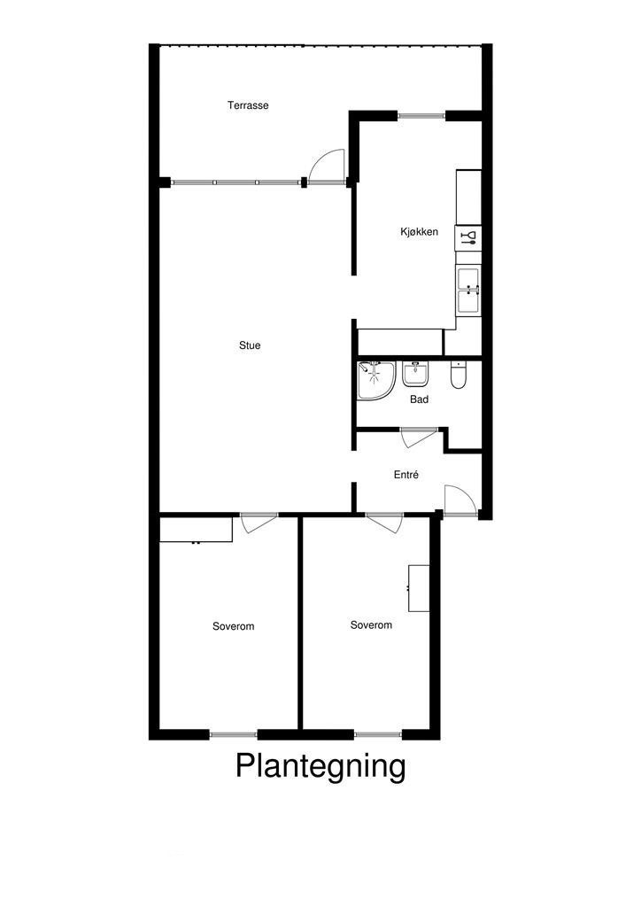 Plantegning Galleribilde