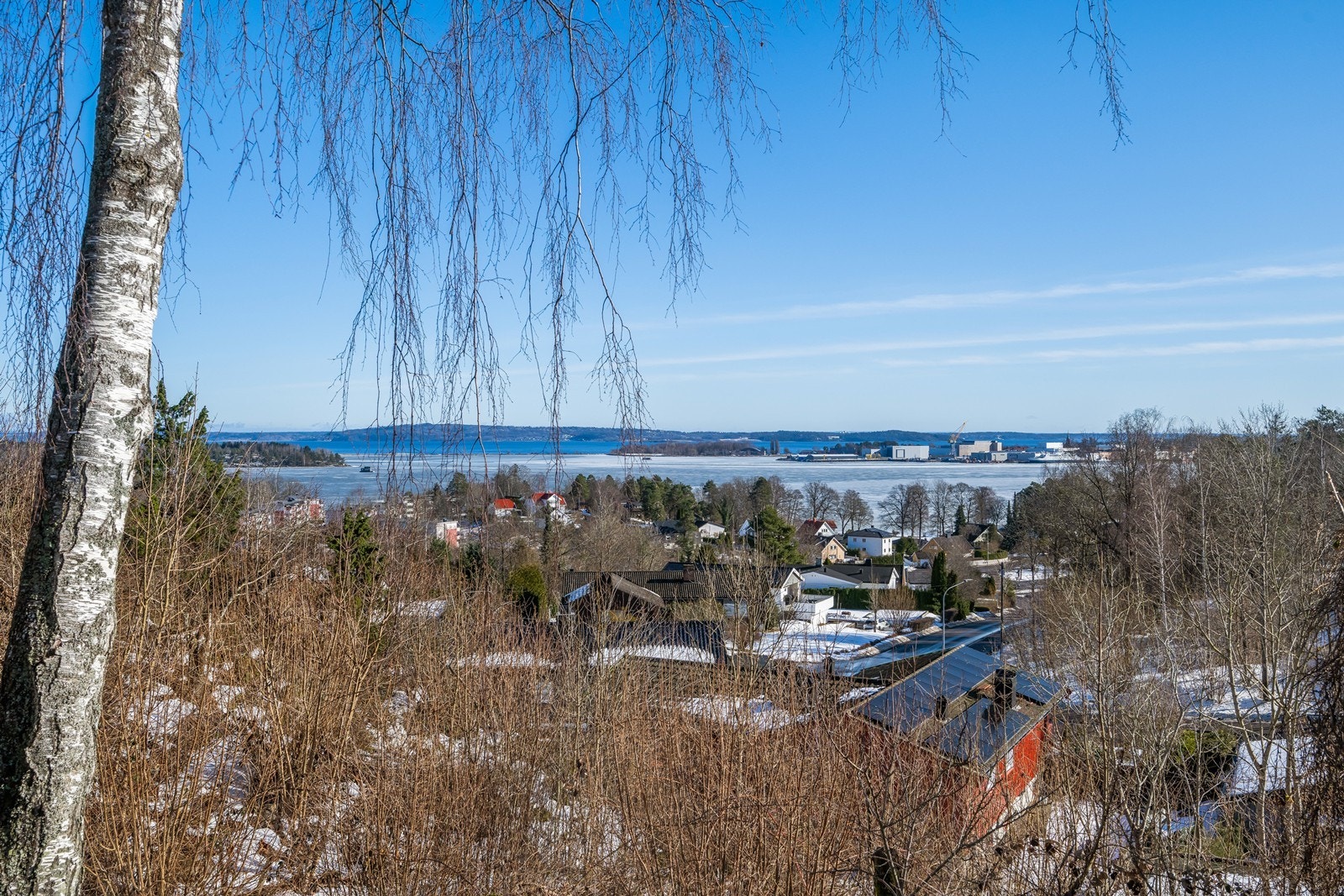 Nydelig utsikt til Indre havn og Oslofjorden. Galleribilde