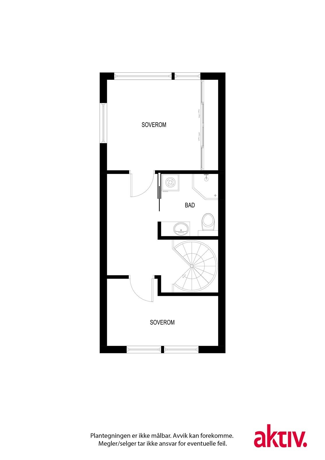 Plantegning 2. etasje Galleribilde