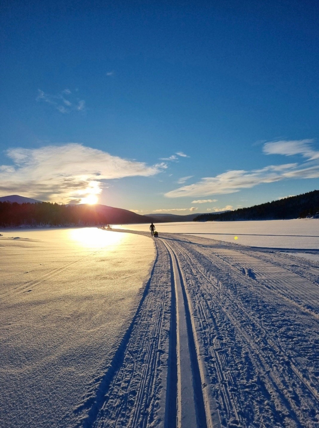 Stort og flott løypenett for langrenn. Starter 100 meter fra hytta. Privat bilde. Galleribilde