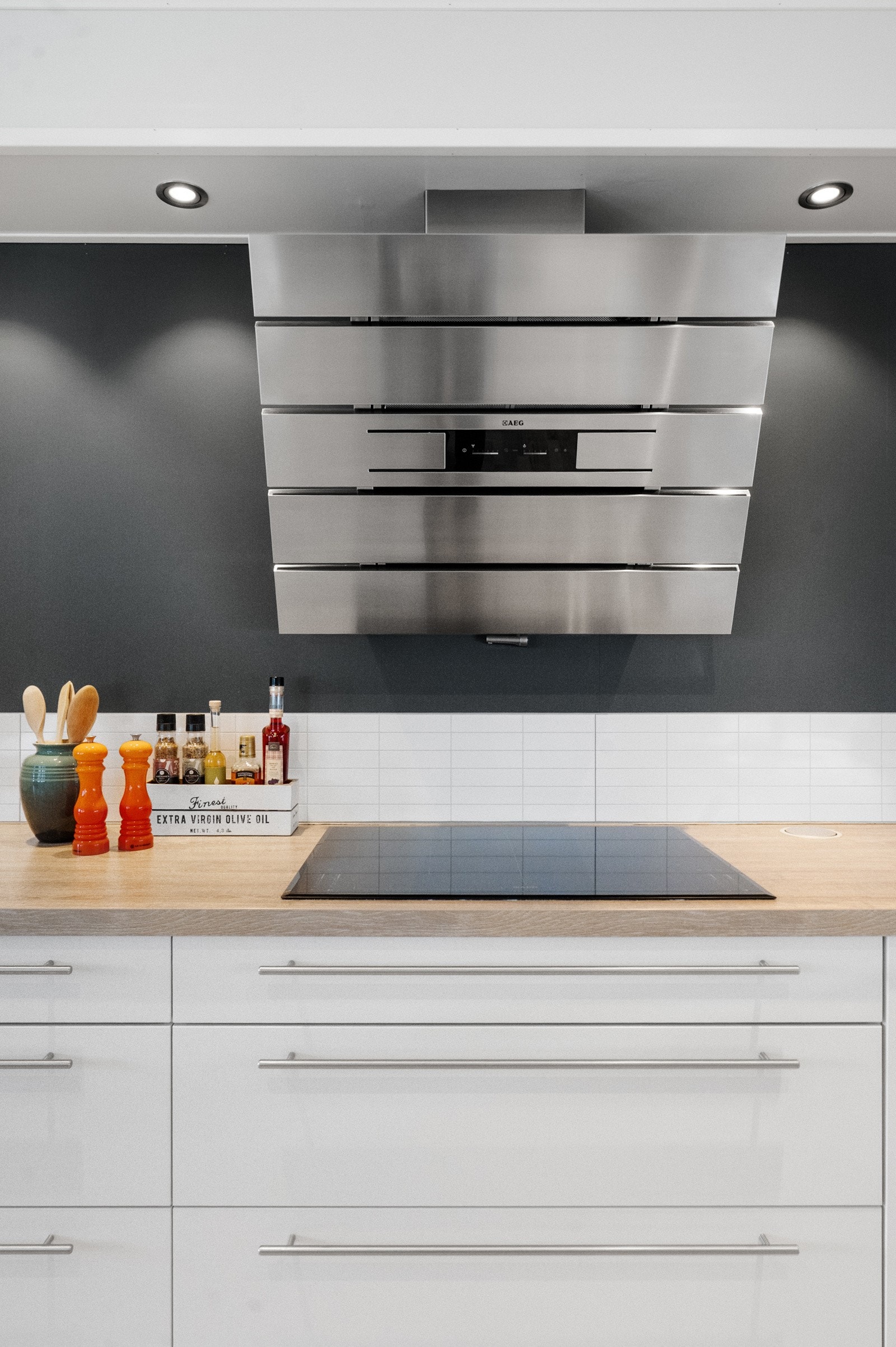 Kjøkkenvifte med avtrekk ut. Galleribilde