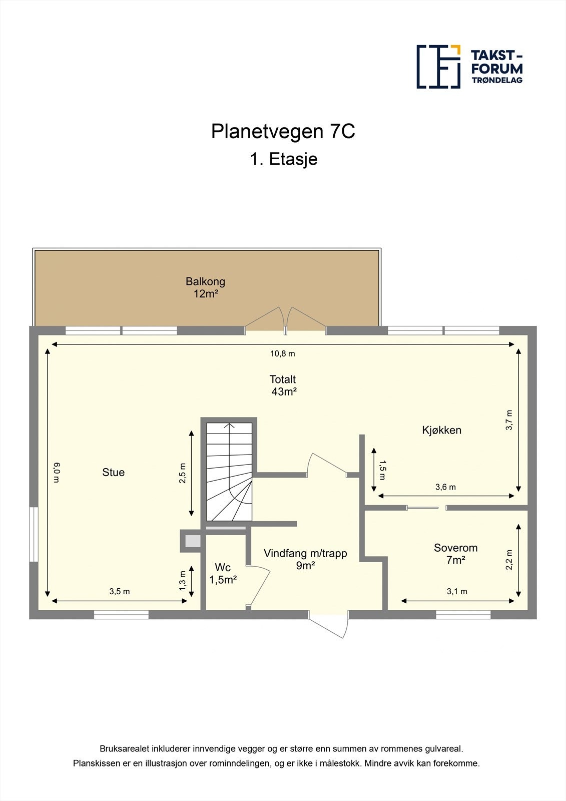 Plantegning 1. etasje. Galleribilde