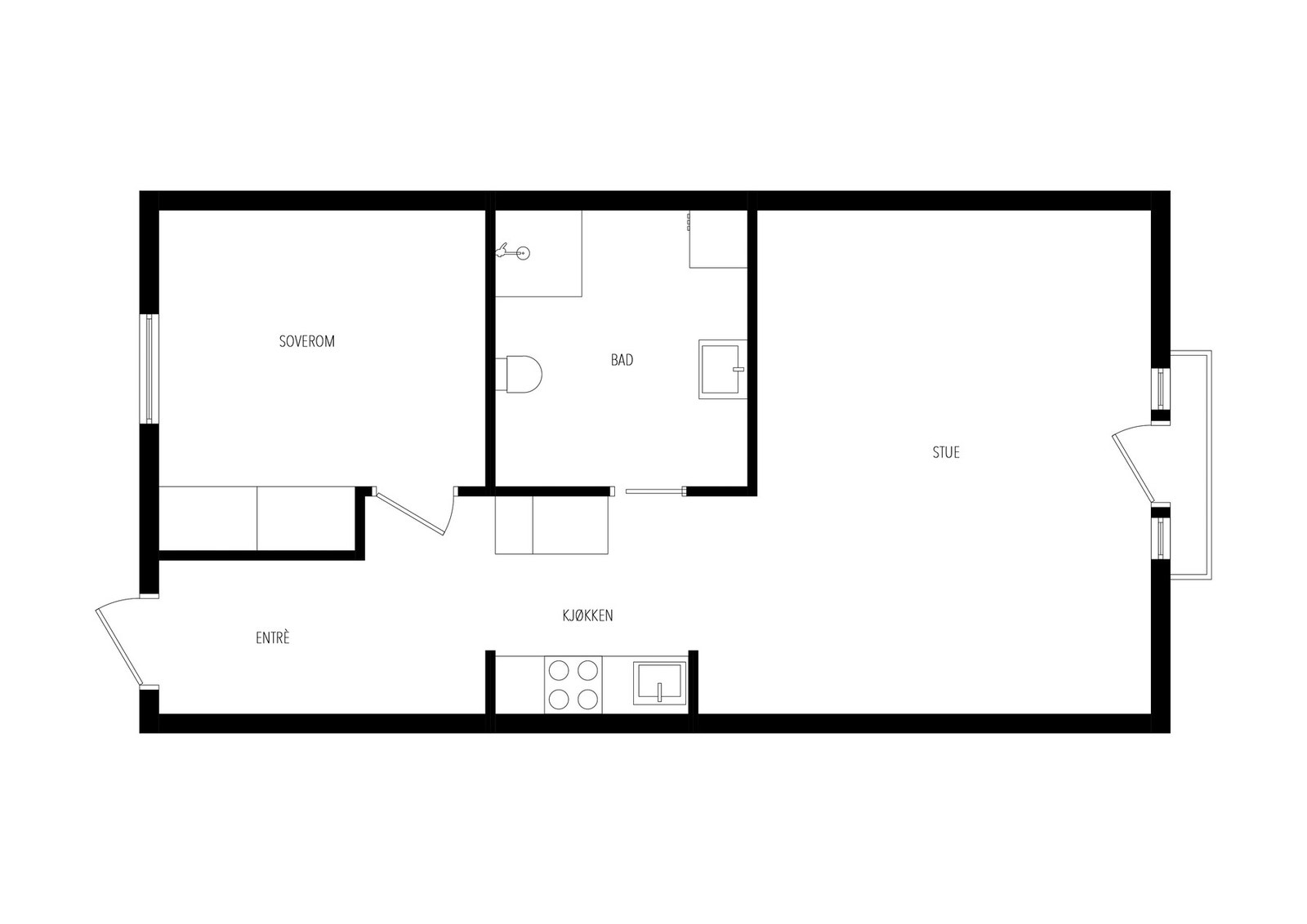 Plantegning. Galleribilde