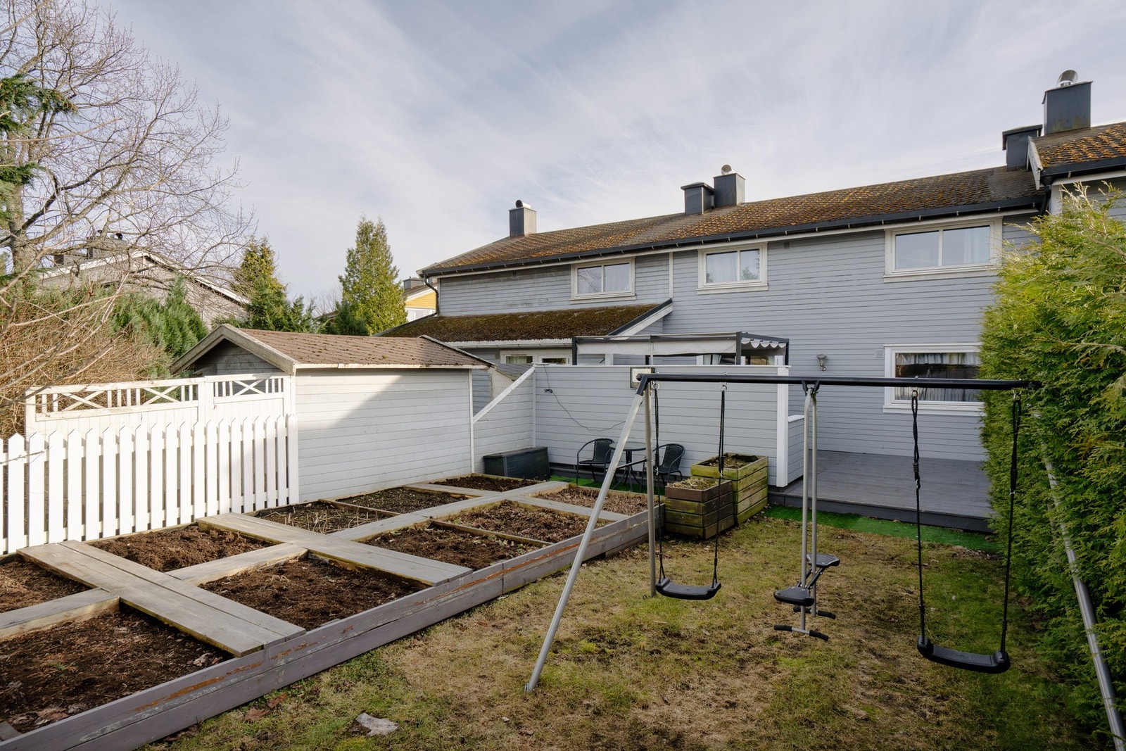 Hage med gode muligheter for beplantning og personlig tilpasning. Galleribilde