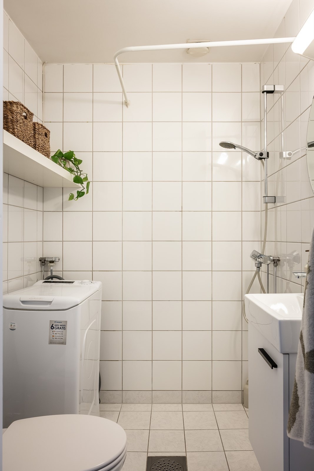 Baderommet ble pusset opp i 2001 i regi av borettslaget. Galleribilde