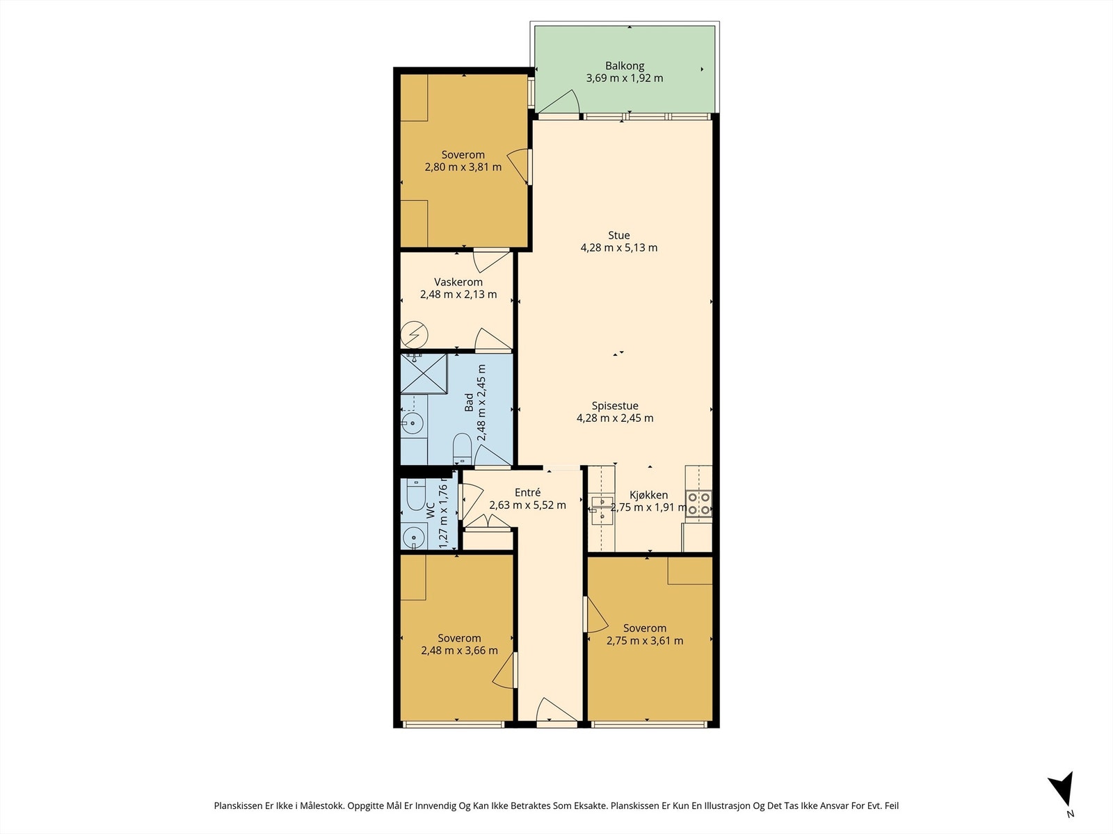 Plantegning Galleribilde