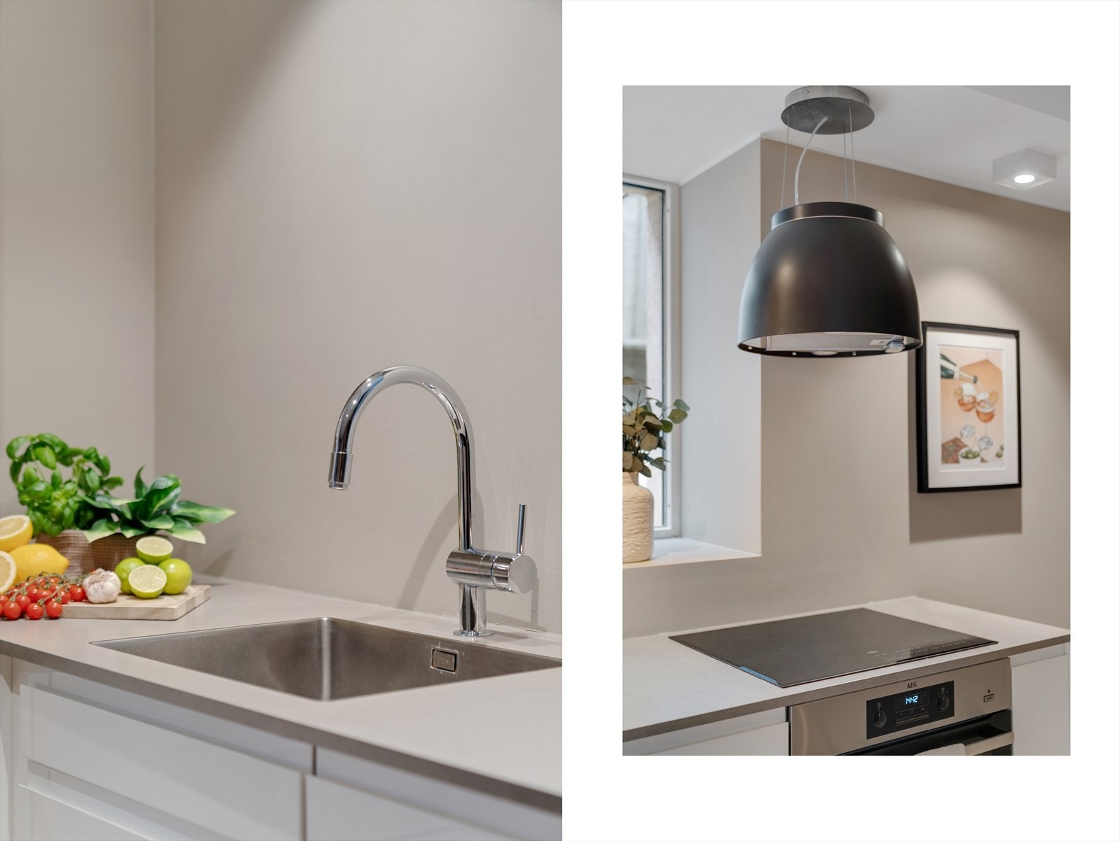 - Merk deg listefritt rundt vinduer og fre vegger til tak - Galleribilde