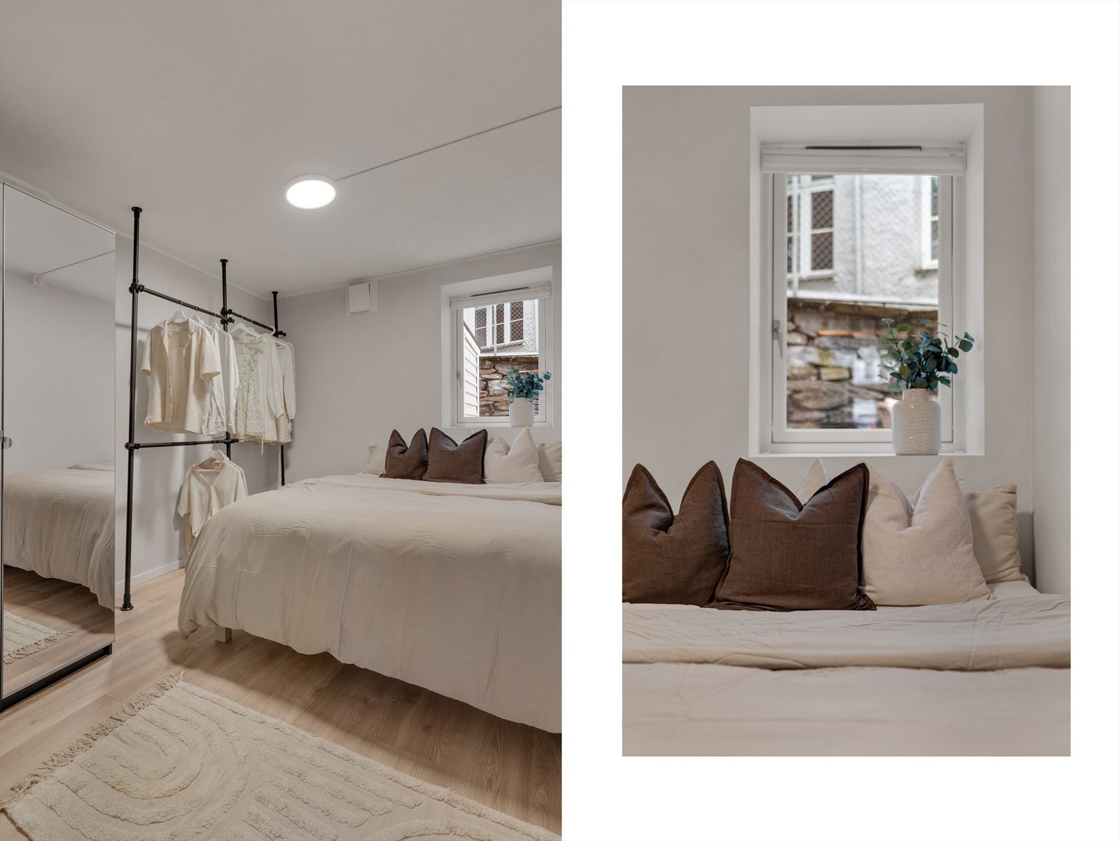 - Her får man plass til seng, garderobeløsning og øvrig ønsket tilbehør - Galleribilde