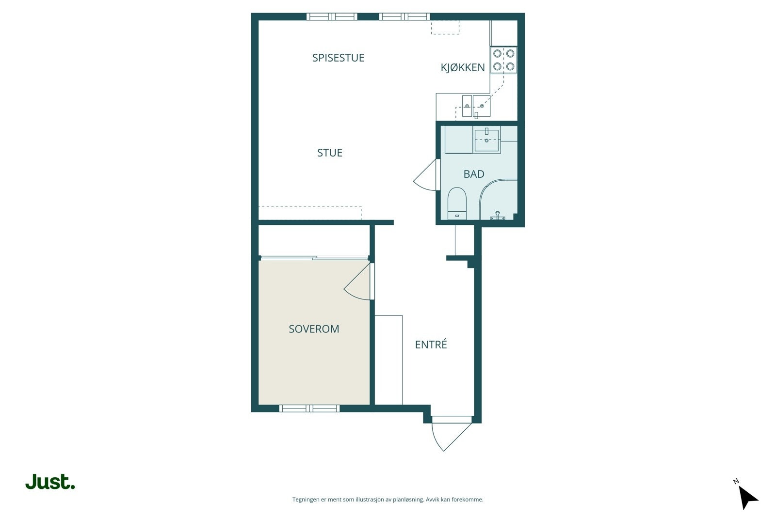 Planskisse Galleribilde