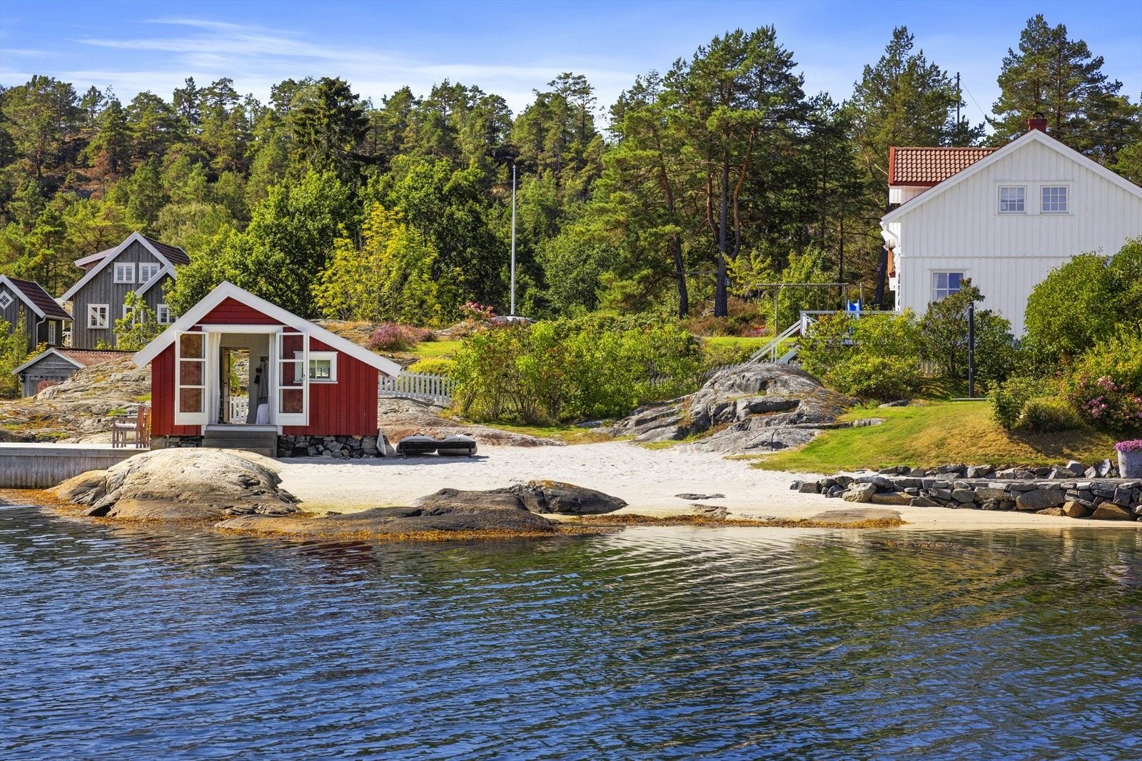 Stor og flott sandstrand. Galleribilde