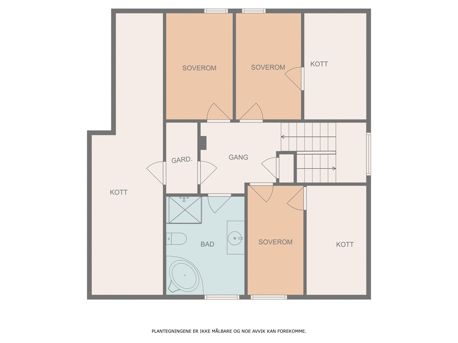 Plantegning 2. etasje. Galleribilde