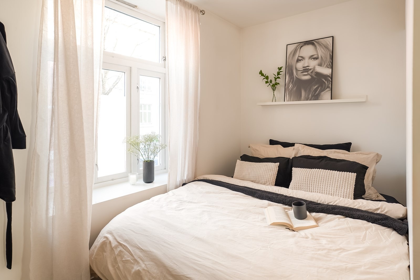 Sovealkoven er målt til 5,5m². Galleribilde