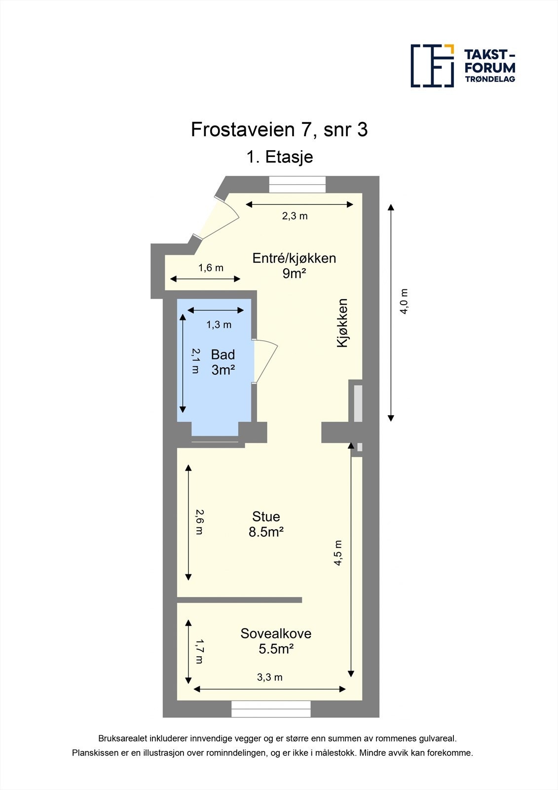 Planskisse. Galleribilde