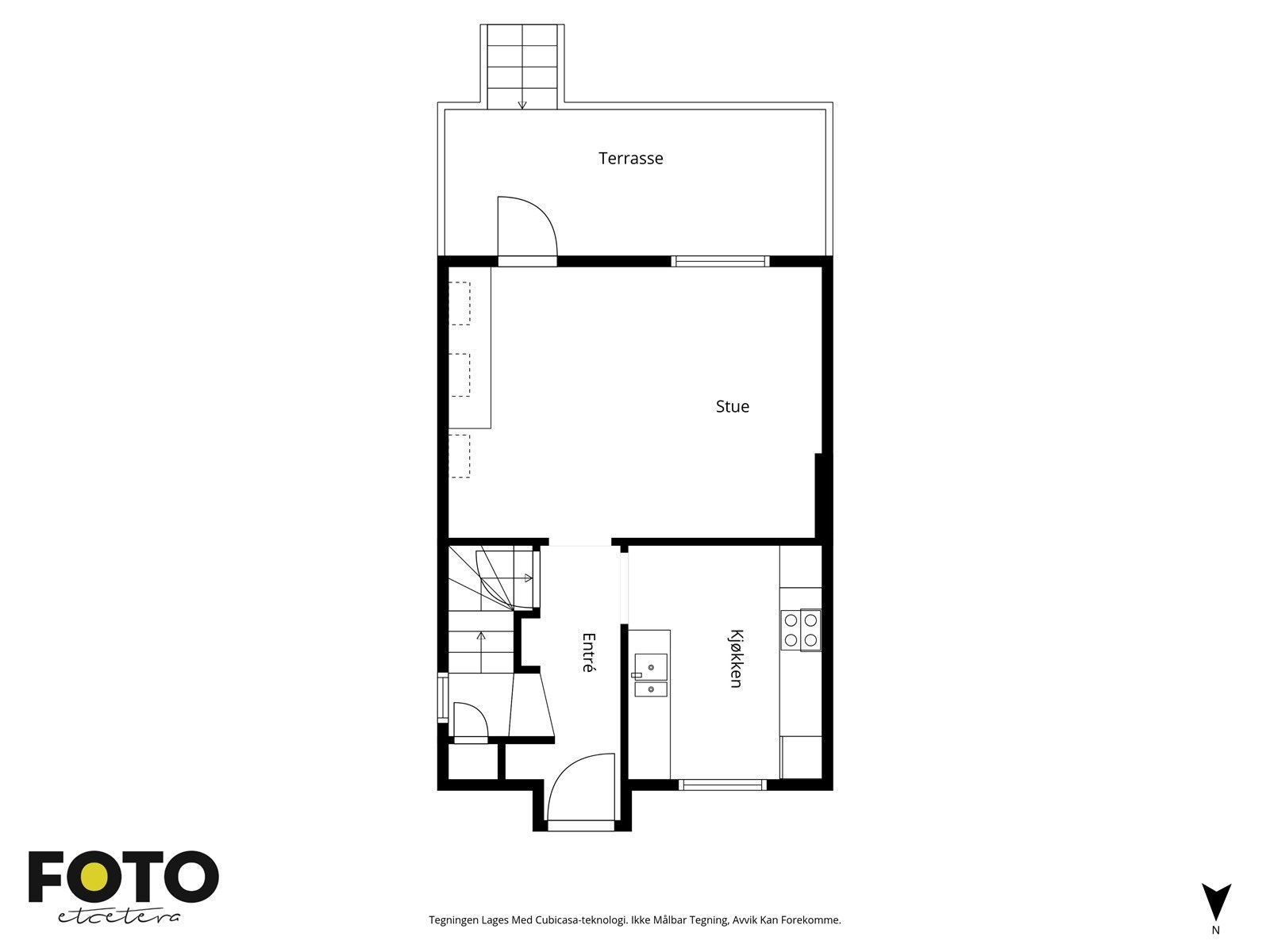 1.etasje. Veiledende plantegning - Ikke målbar Galleribilde
