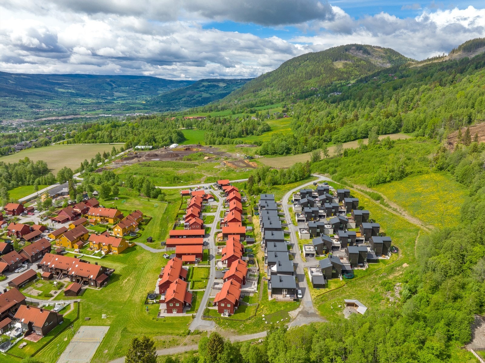 Aurfaret er den nyeste delen av Fagstadlia utbyggingen og boligene sto ferdige i 2018 Galleribilde