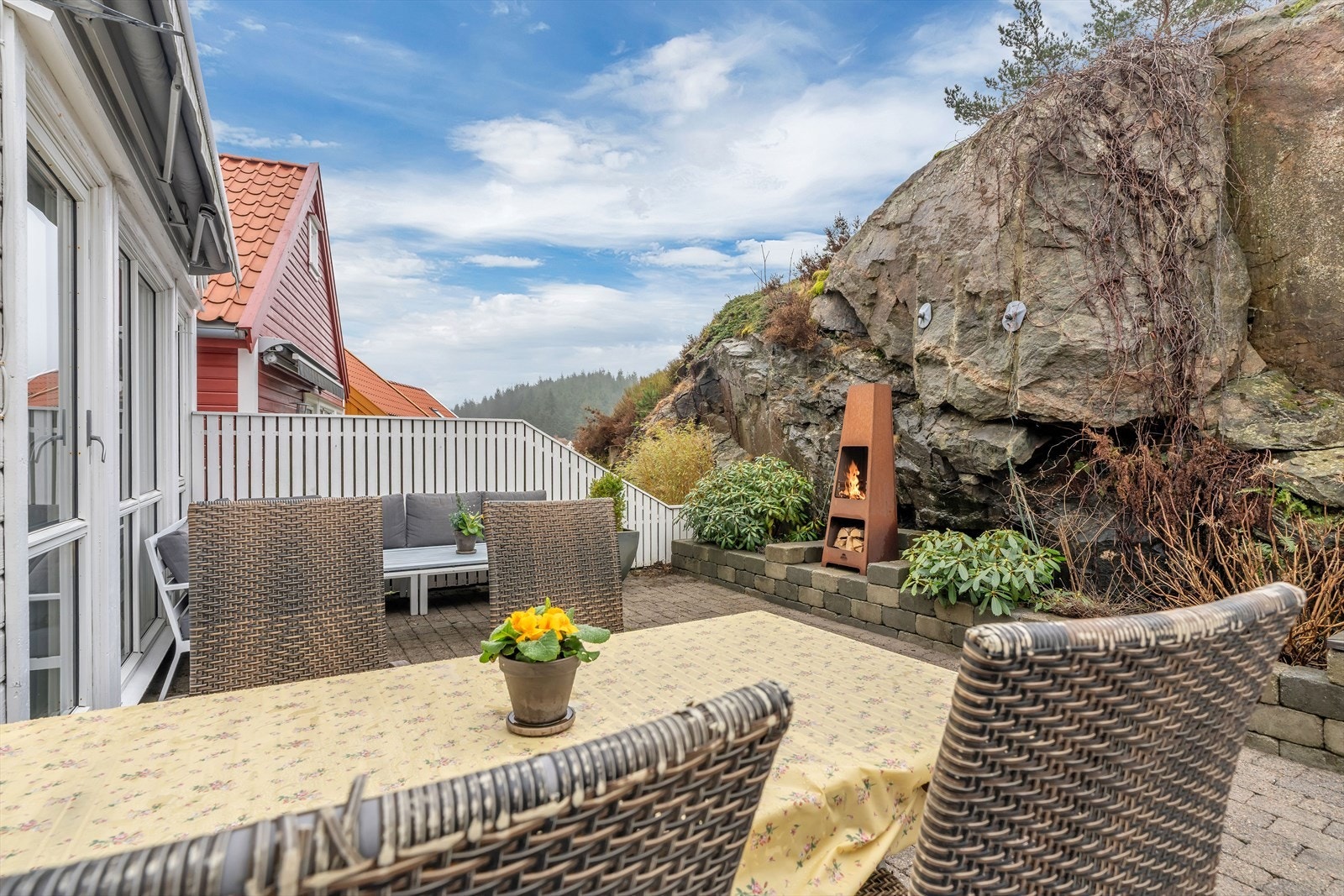 Her kan solen nytes gjennom dagen. Galleribilde