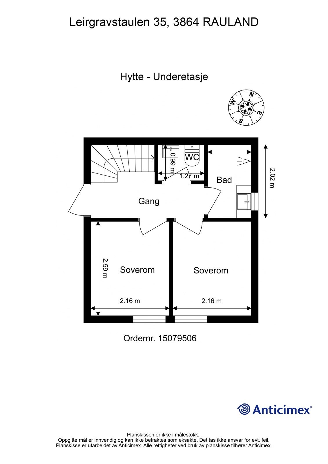 Plantegning-Underetasje Galleribilde