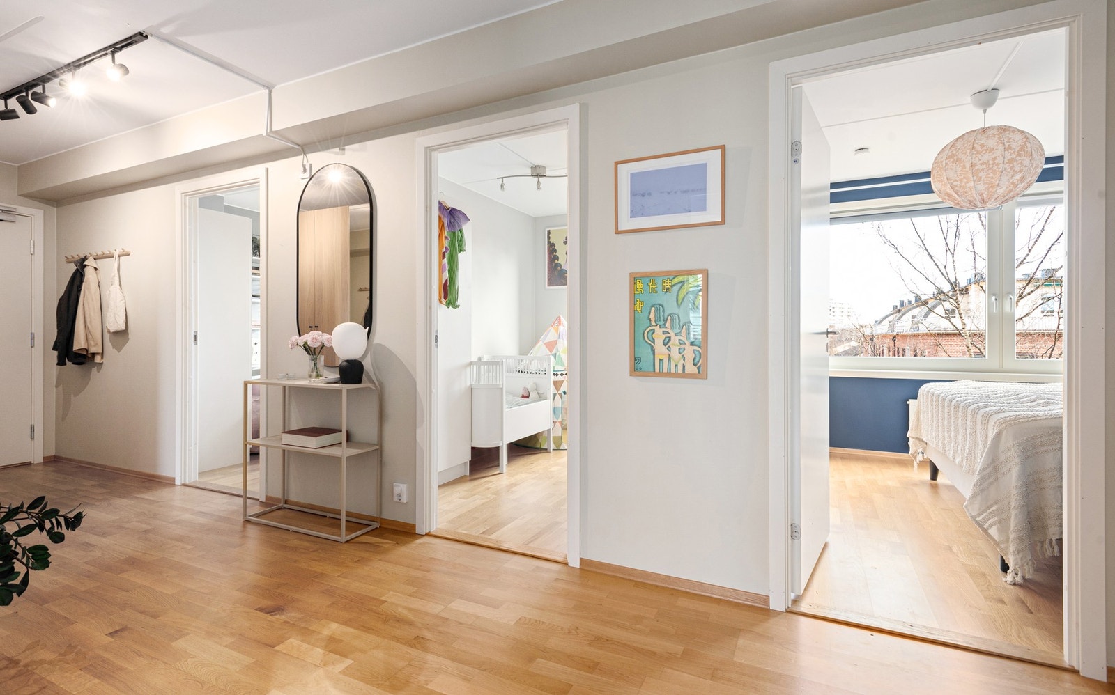 Leiligheten har tre gode soverom. Galleribilde