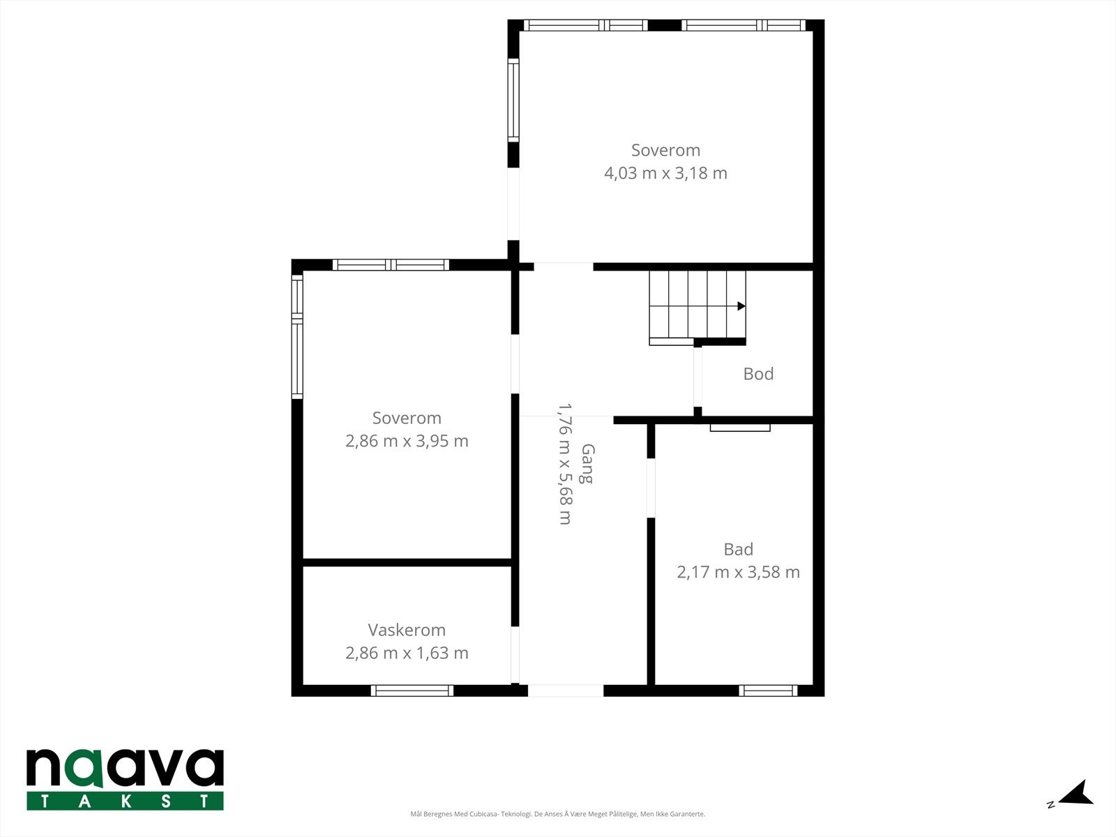 Planskisse av etasjen Galleribilde