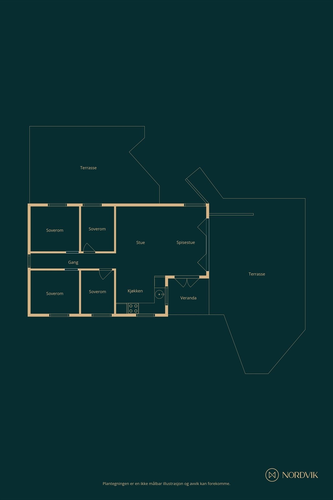 Plantegning Galleribilde