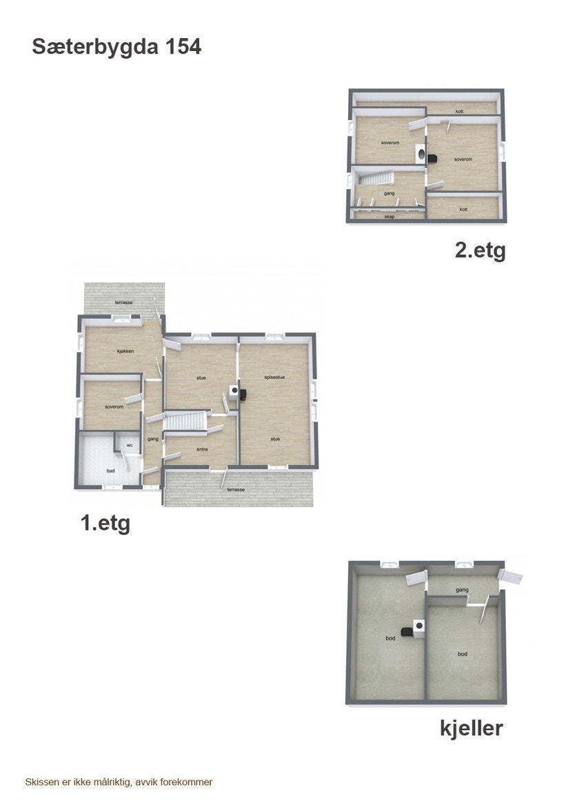 Plantegning oversikt Galleribilde