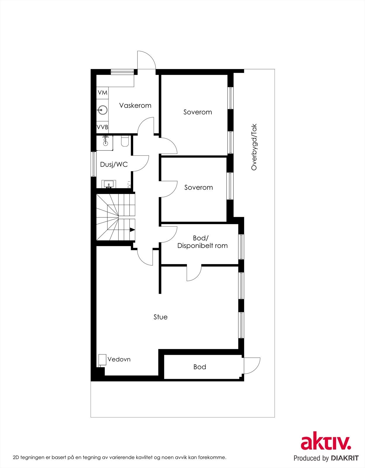 Plantegning u.etasje Galleribilde