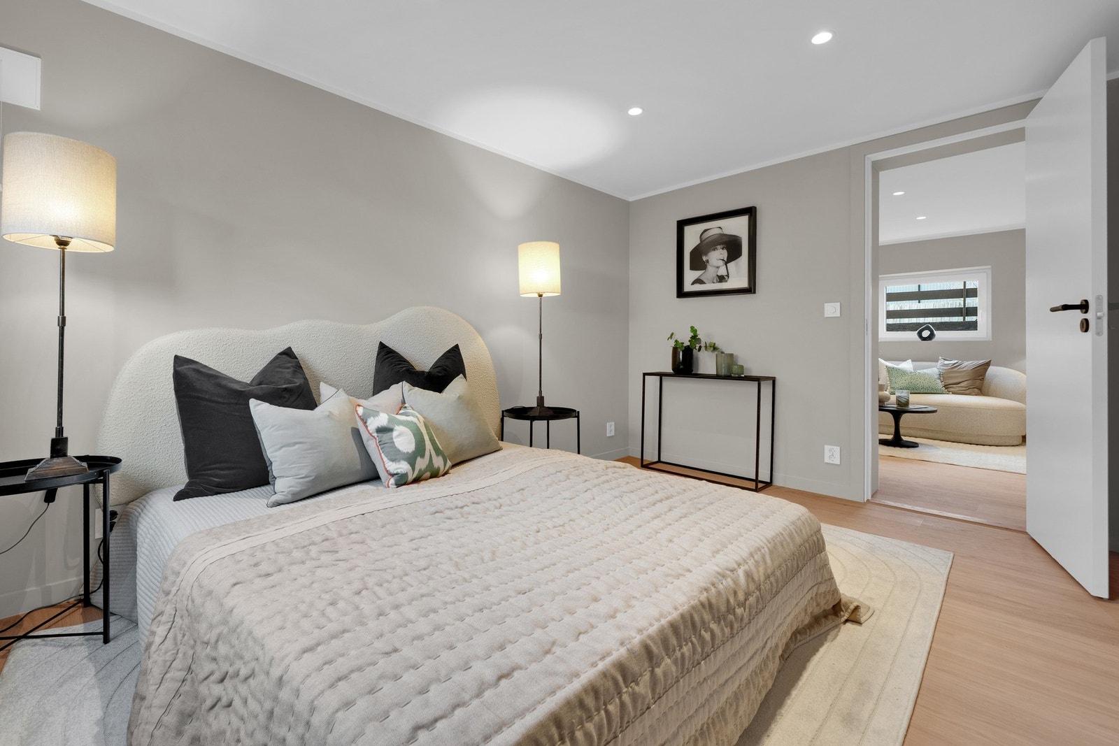 Soverom i hybel er av god størrelse. Galleribilde