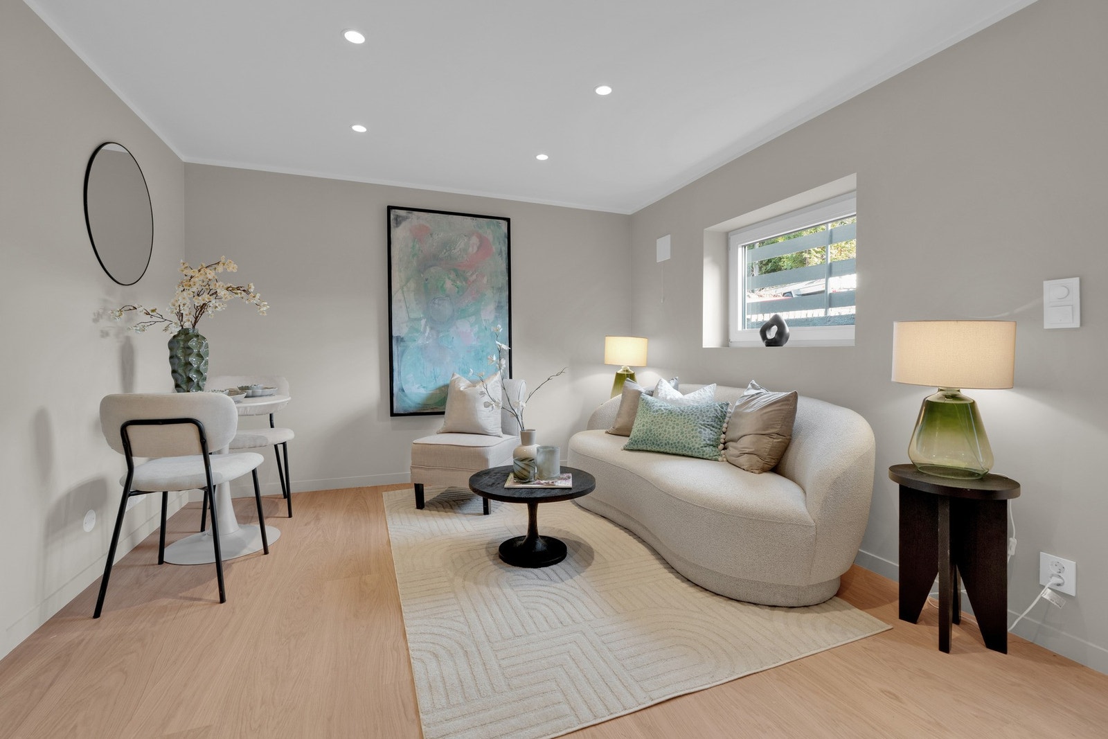 Stue i hybel. Galleribilde