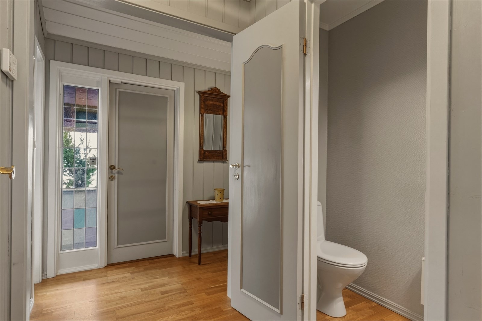 Toalettrom i gang. Galleribilde