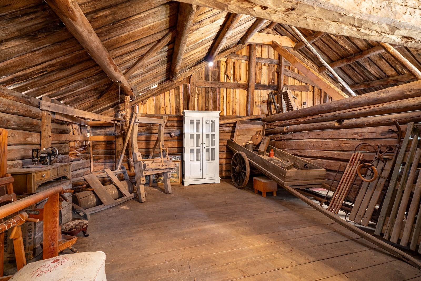 Del av løen Galleribilde