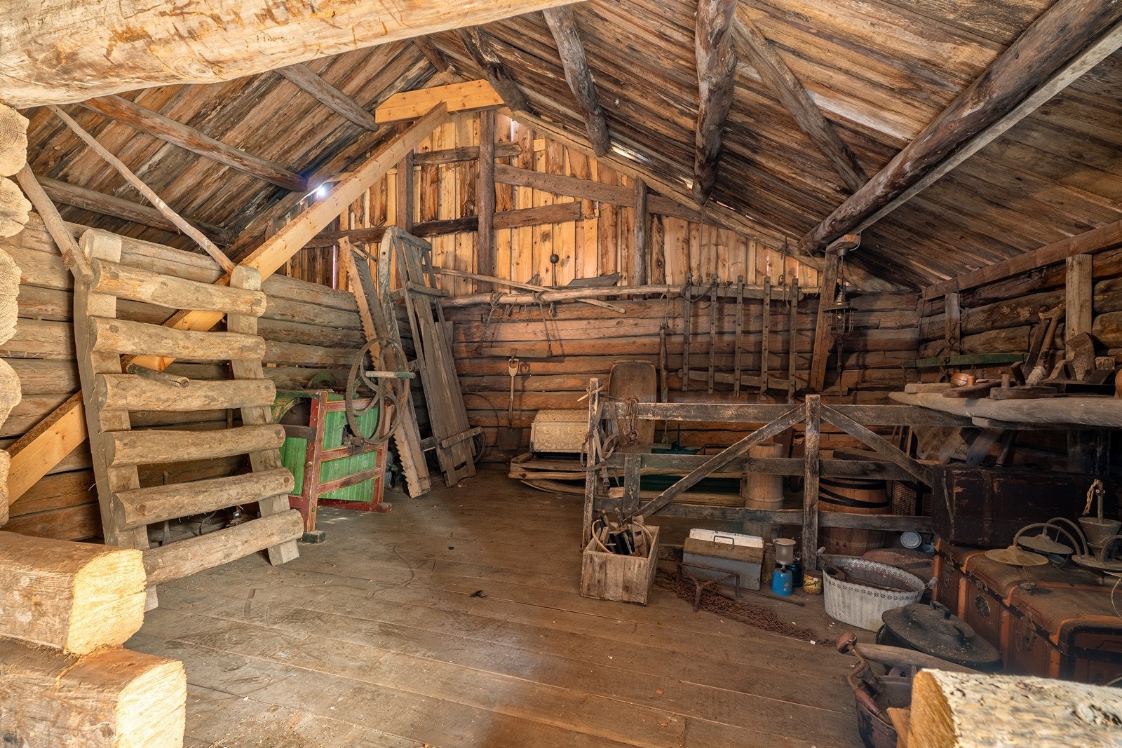 Del av løen Galleribilde