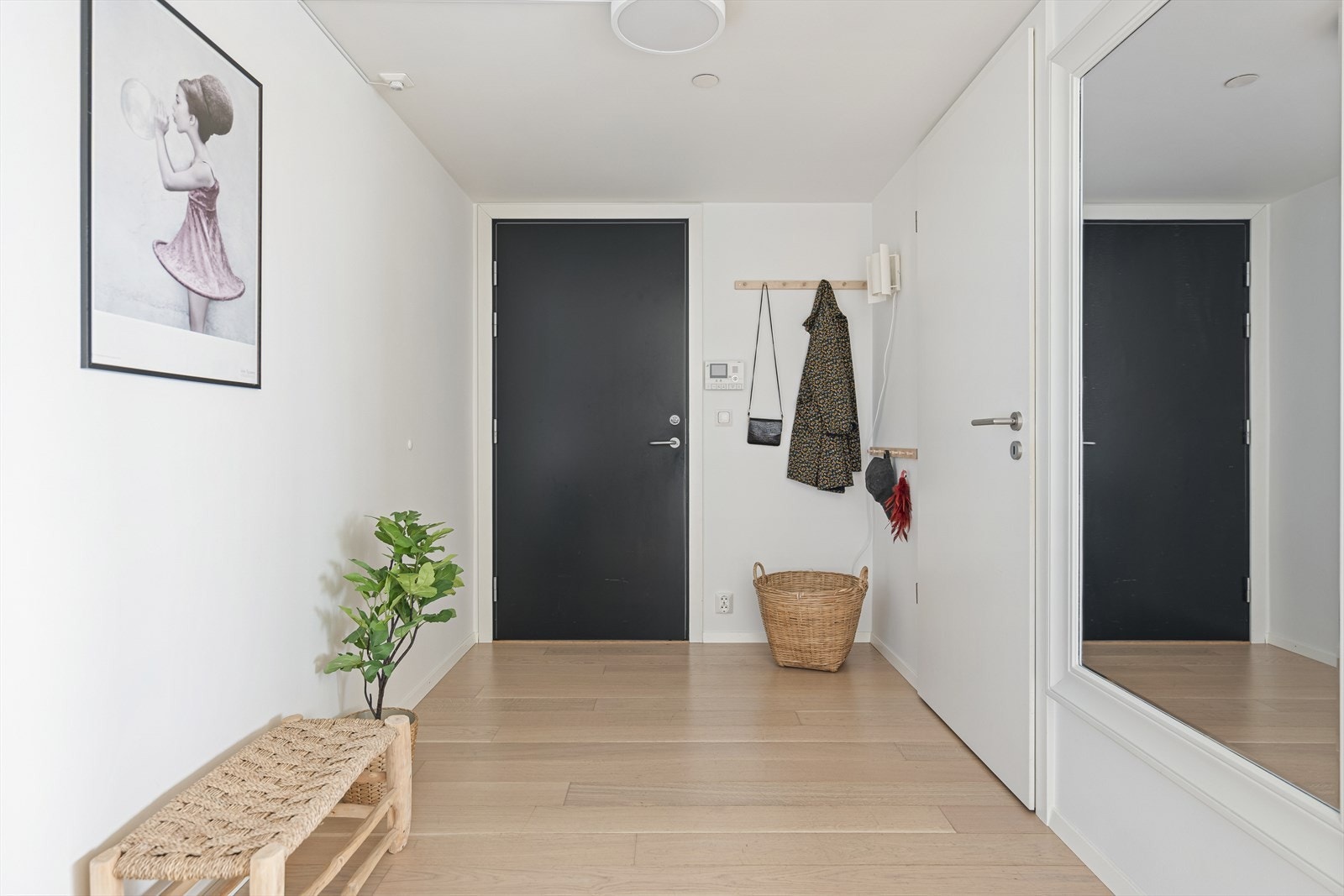 Dørtelefon med monitor og felles brannvarslingsanlegg med sprinkler er installert i bygget. Galleribilde