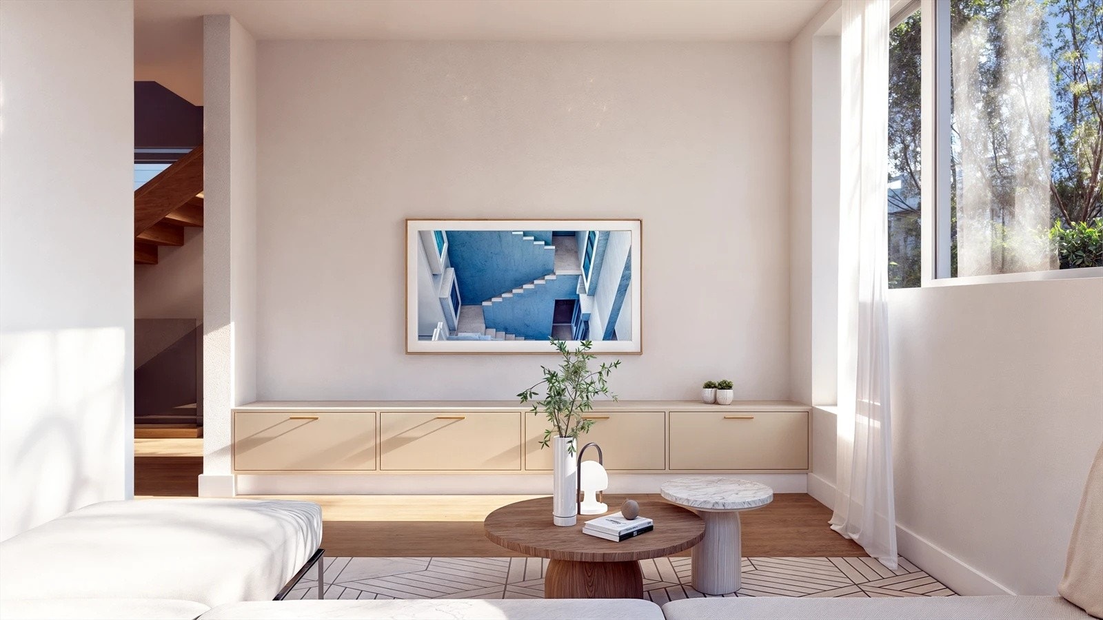 Selger har i samarbeid med arkitekt og interiørarkitekt, gjennomgå en grundig prosess for å finne en stil som harmoniserer med bygget og beliggenheten. Det tas sikte på å skape en varm, lun og elegant stemning. Galleribilde