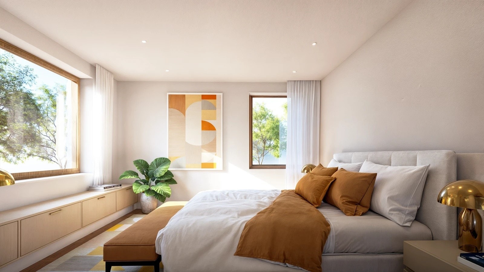 Boligen er tegnet med fire gode soverom. Selger tilbyr garderobeløsning til en verdi av 75 000,-. Dette gjelder frem til overtagelse p.t hos en valgfri leverandør. Galleribilde