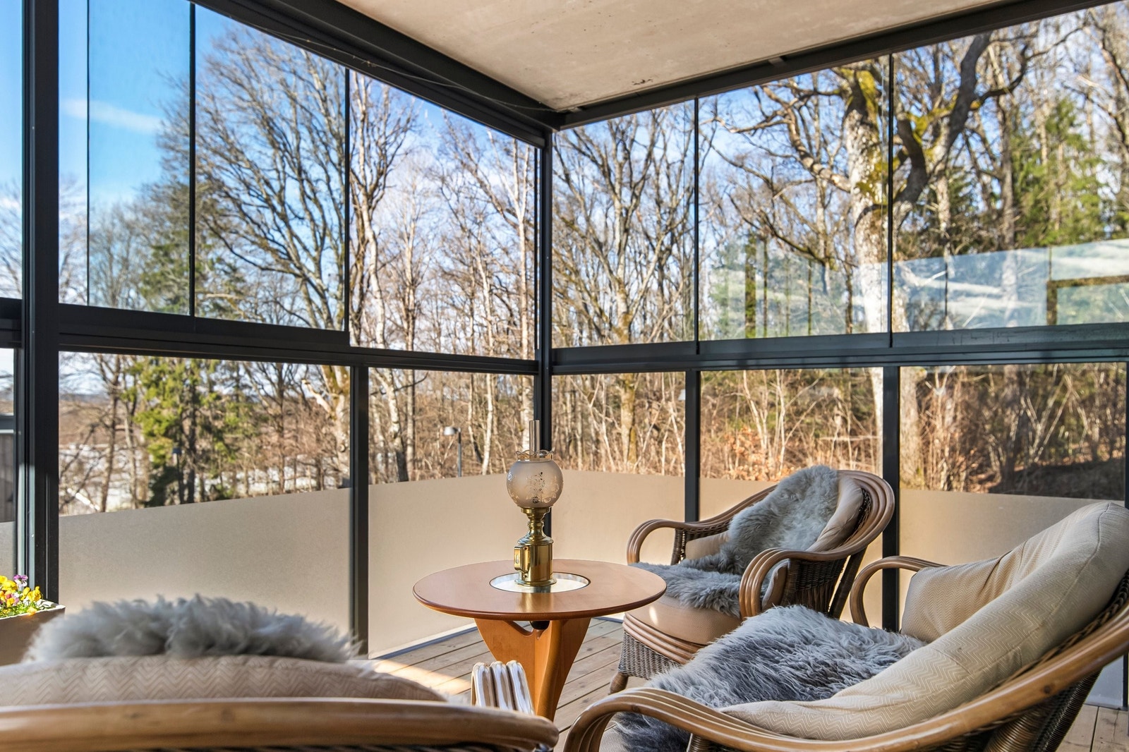 Fulgekvitter på morgenen Galleribilde