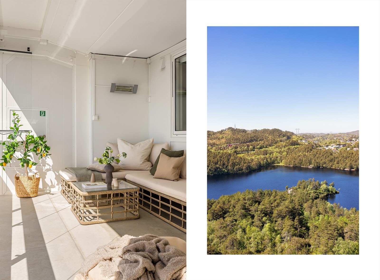 - Leiligheten ligger i 10.etasje, med flott utsikt over naturskjønne omgivelser - Galleribilde