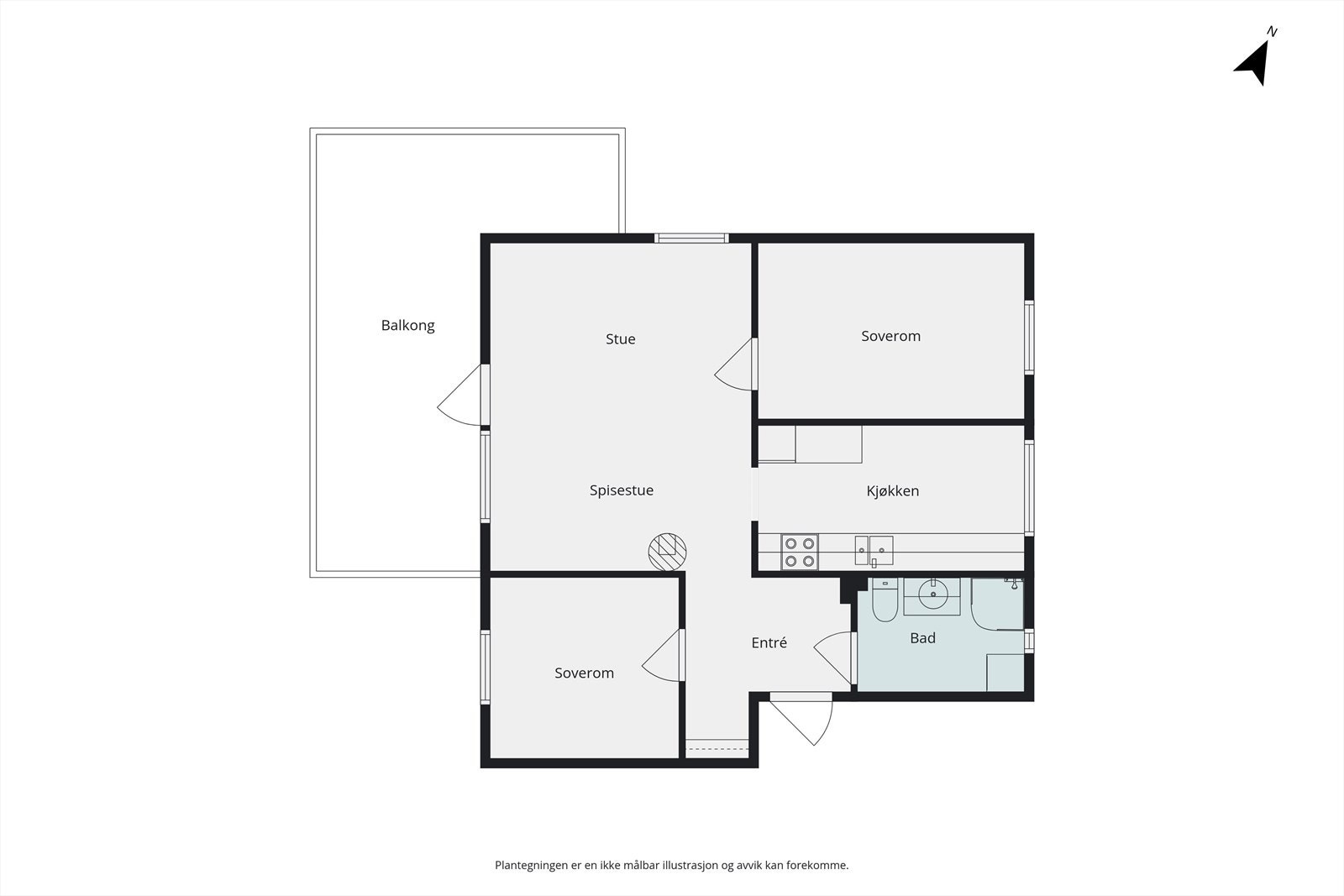 Plantegning Galleribilde