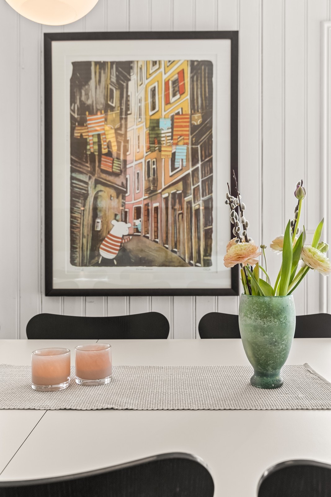 Detaljene er med på å skape en helhetlig og innbydende atmosfære. Galleribilde