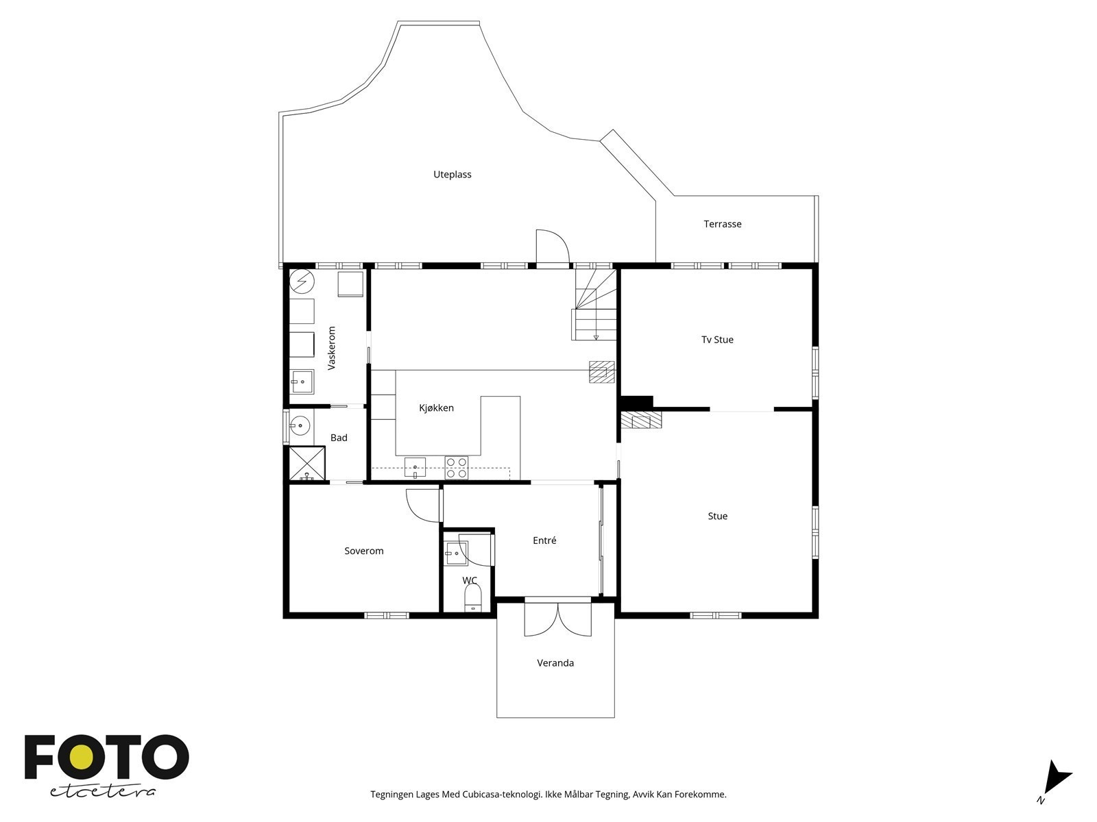 Veiledende plantegning - Ikke målbar Galleribilde