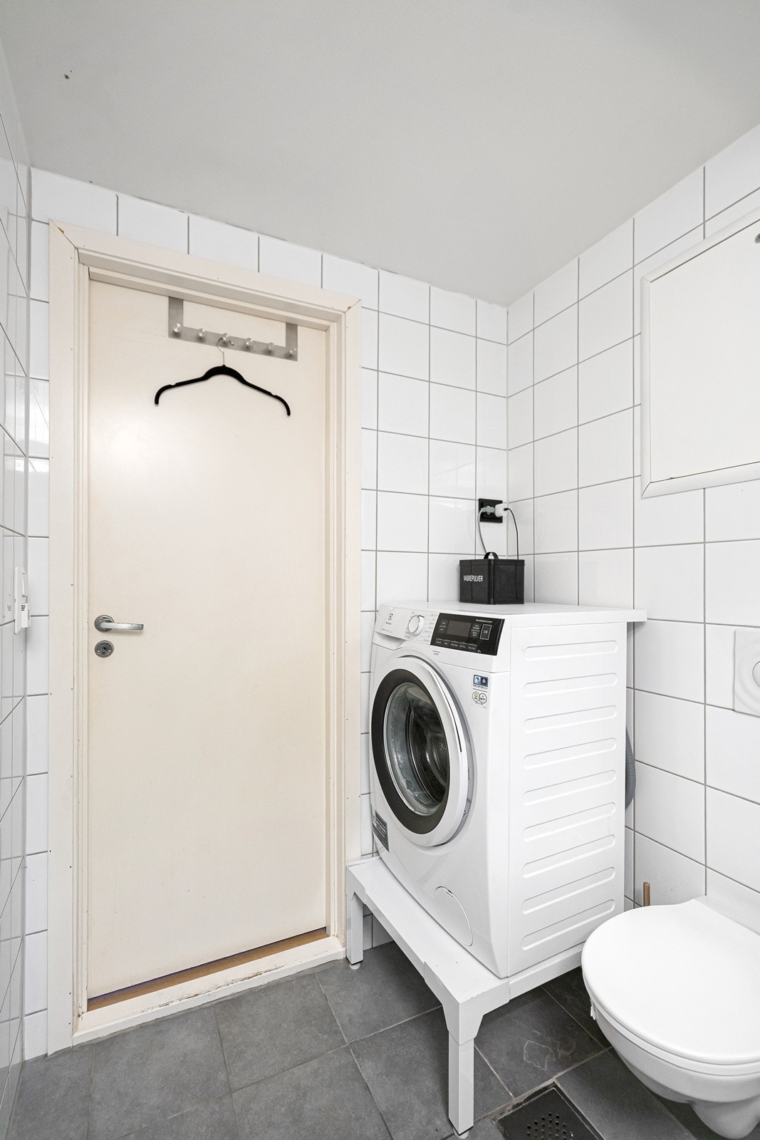 God plass til vaskemaskin. Galleribilde