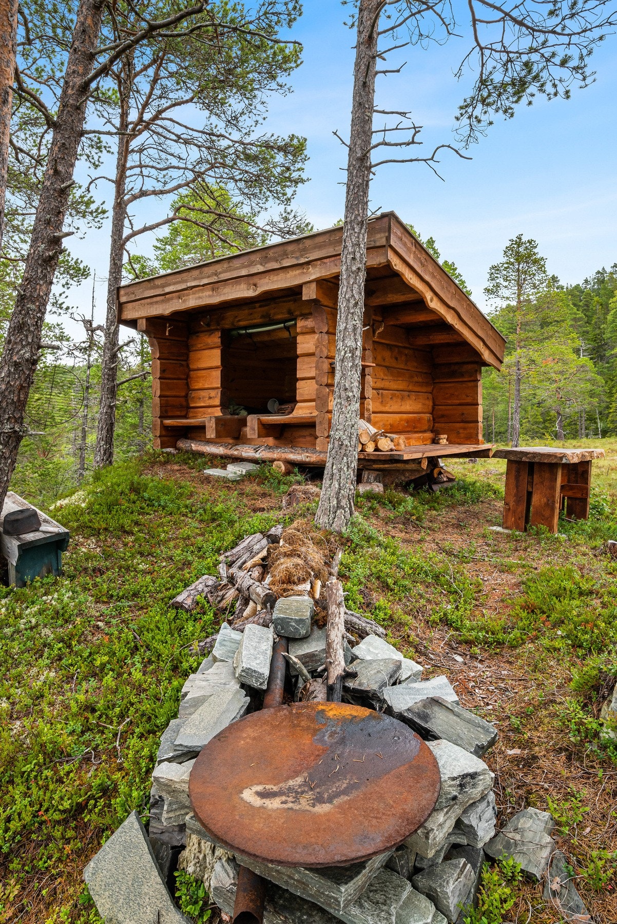 I tilknytning til utmarka i området Ånøya er det oppført tre gapahuker. En av
gapahukene er i laftet tømmer og de øvrige to av reisverks konstruksjon. Galleribilde