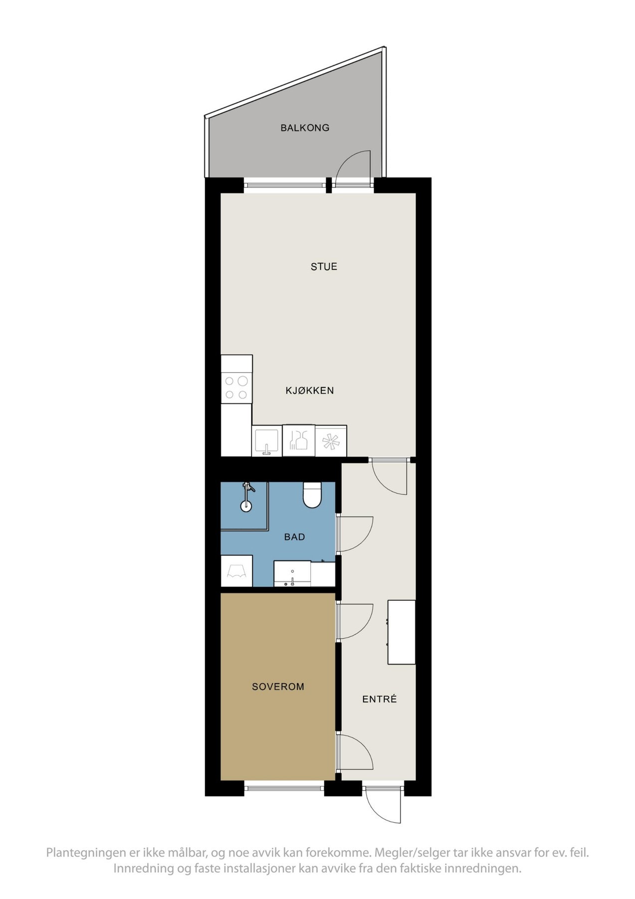 Planskisse Galleribilde