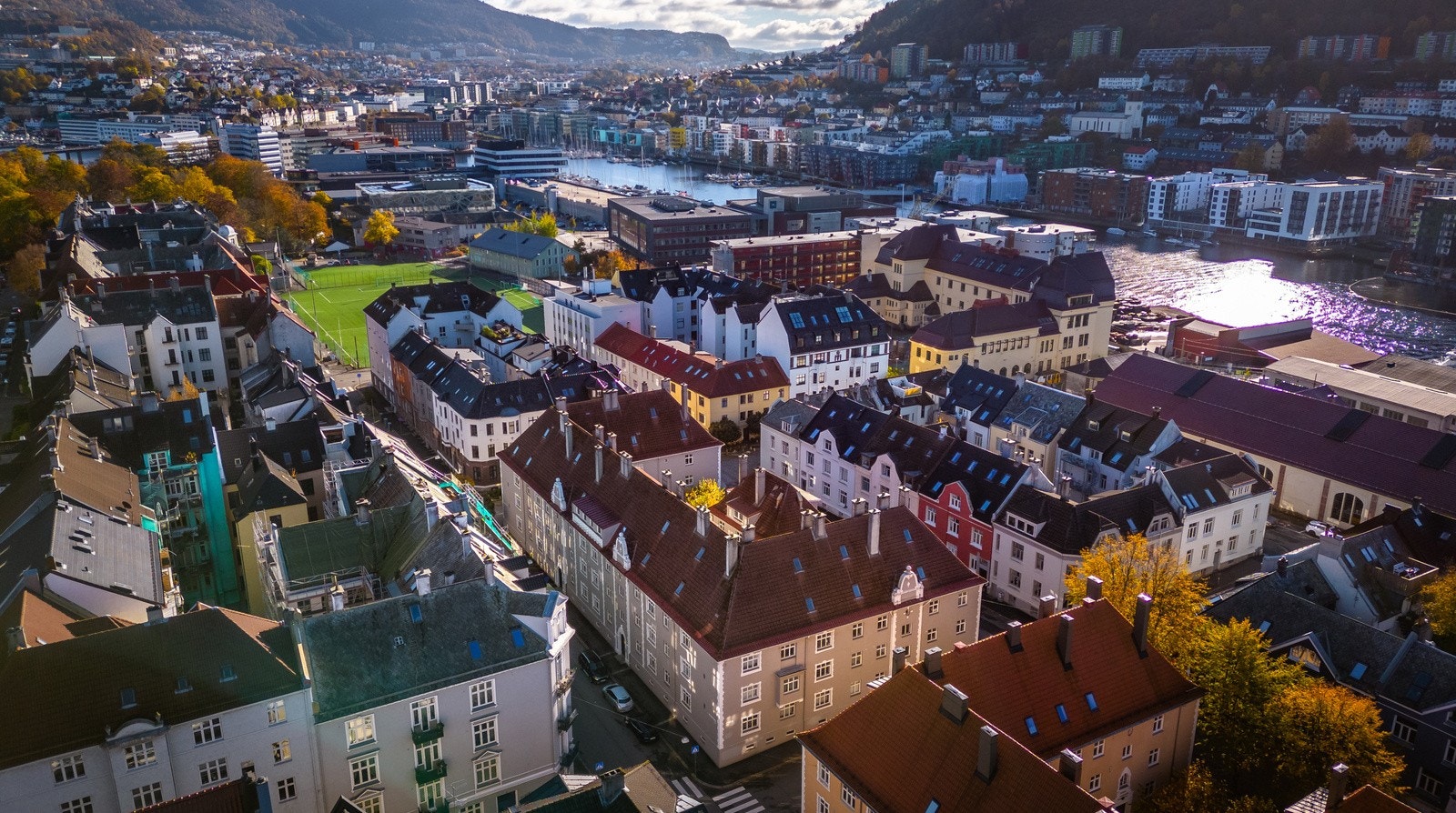 Borettslaget utgjør et helt kvartal Galleribilde