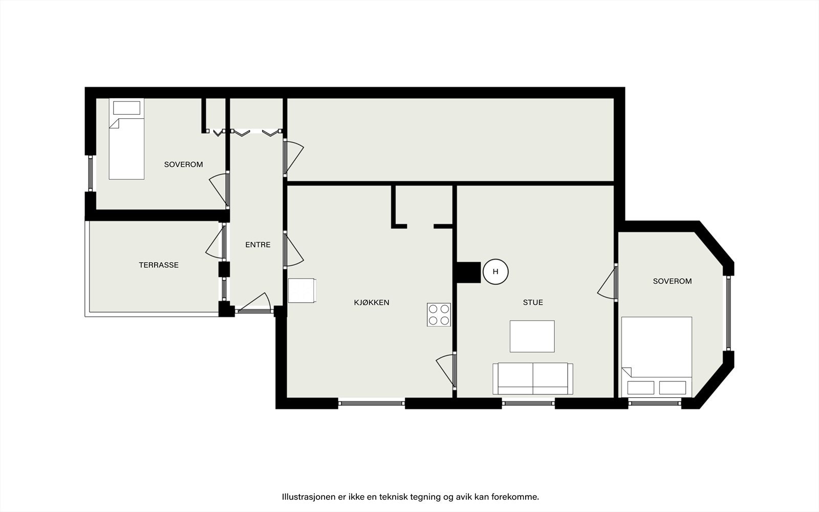 Plantegning. Galleribilde