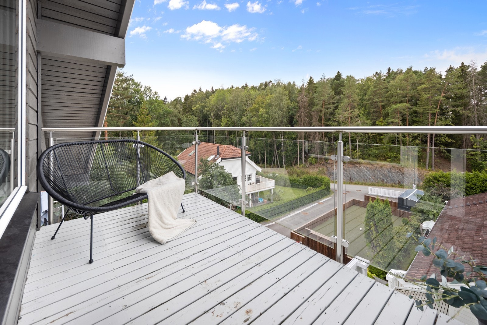 Veranda ut fra hovedsoverommet Galleribilde