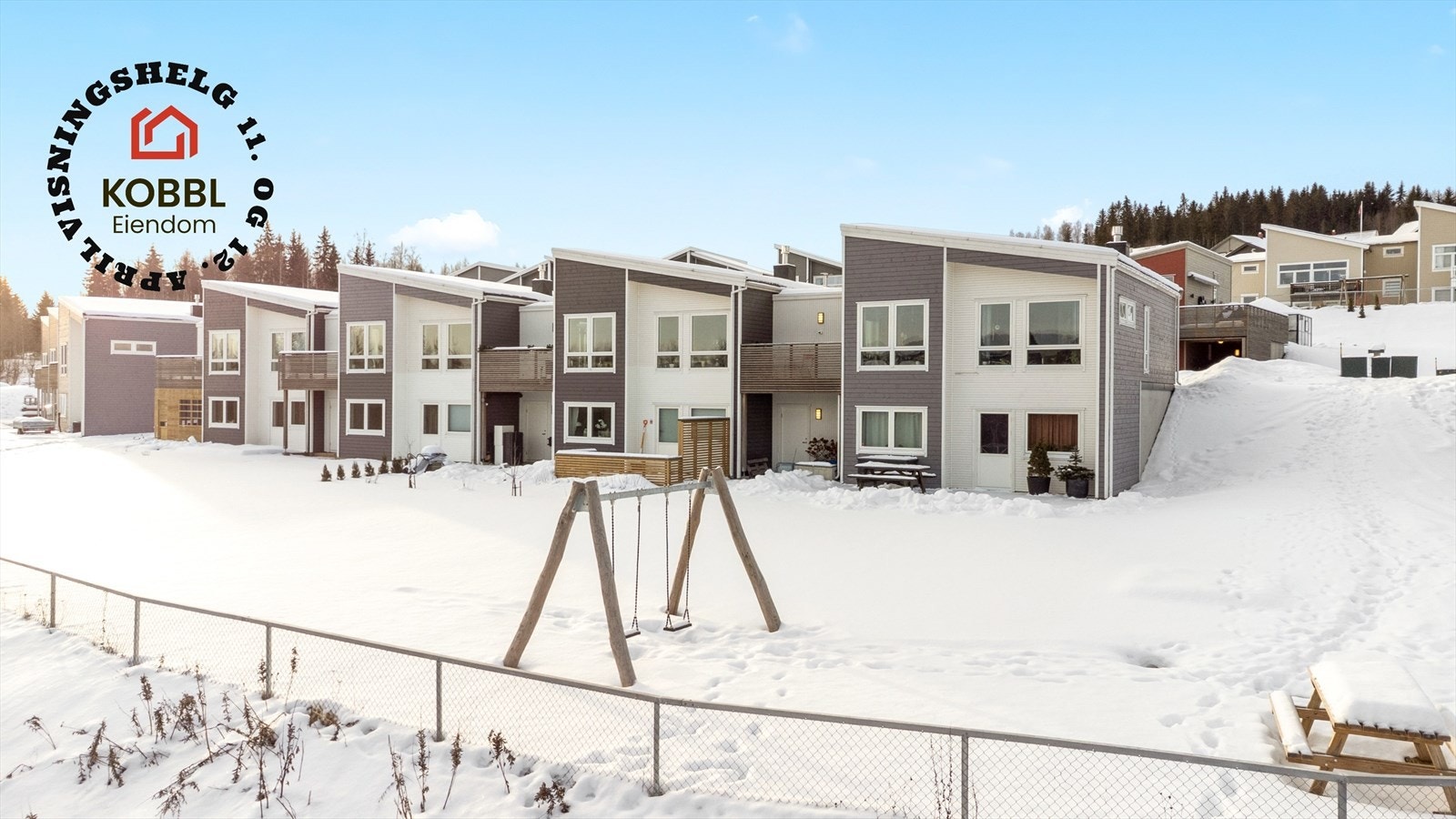 Velkommen til Jomfru Bakkes veg 15 - Superfin, påkostet og topp moderne enebolig i kjede ! Innerst i enden av rekka Galleribilde