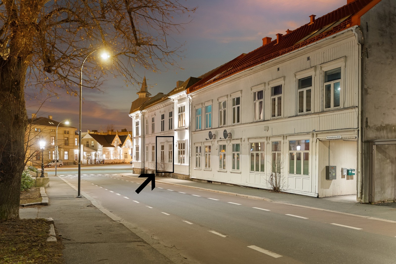 Bygget ble reist i 1902, og har i senere tid fått vesentlige oppgraderinger (2013) Galleribilde