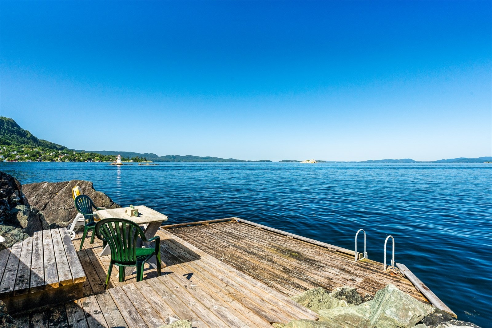 Fra sengen er det to minutter til morgenbadet. Galleribilde