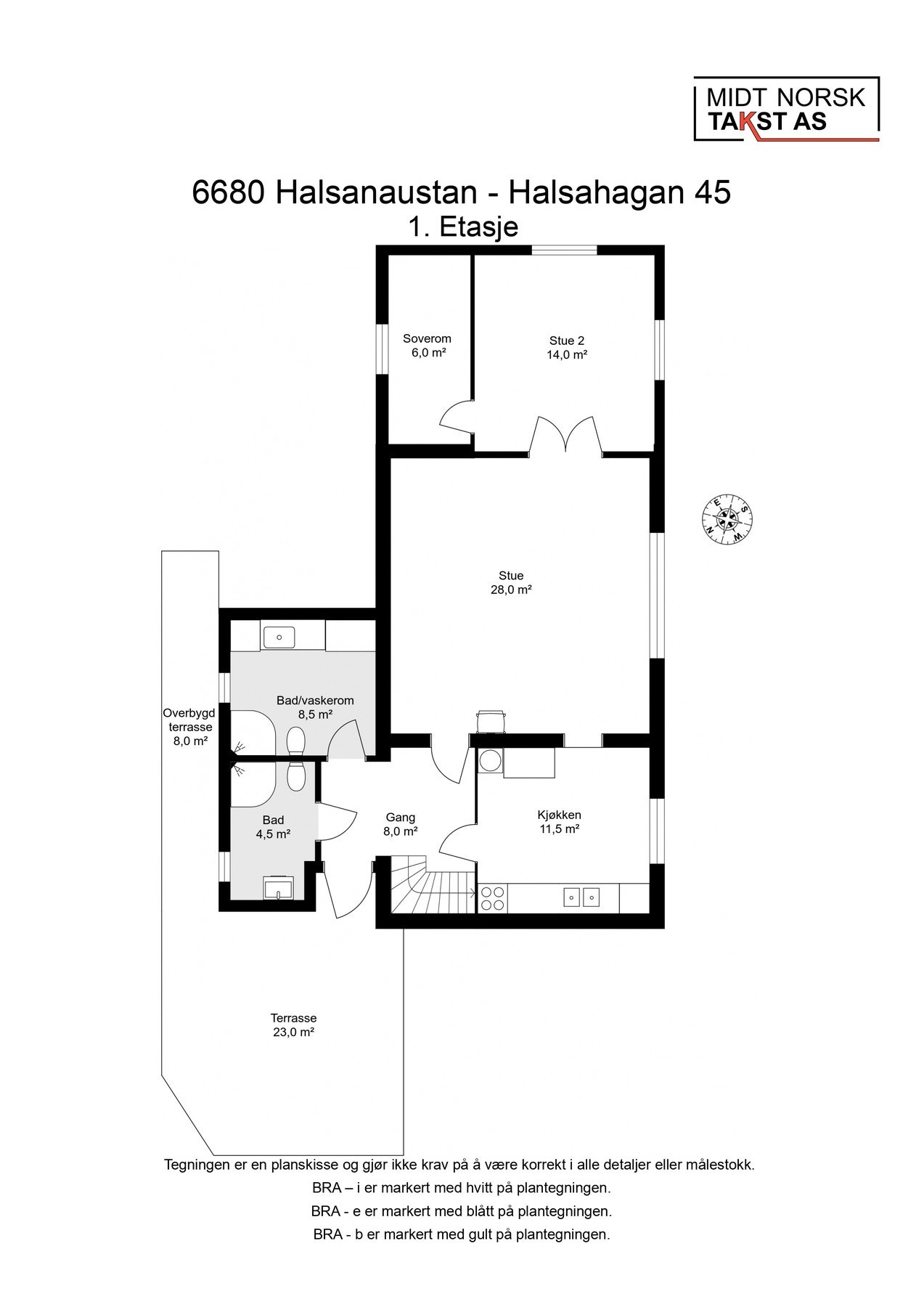 Plan 1.etasje Galleribilde