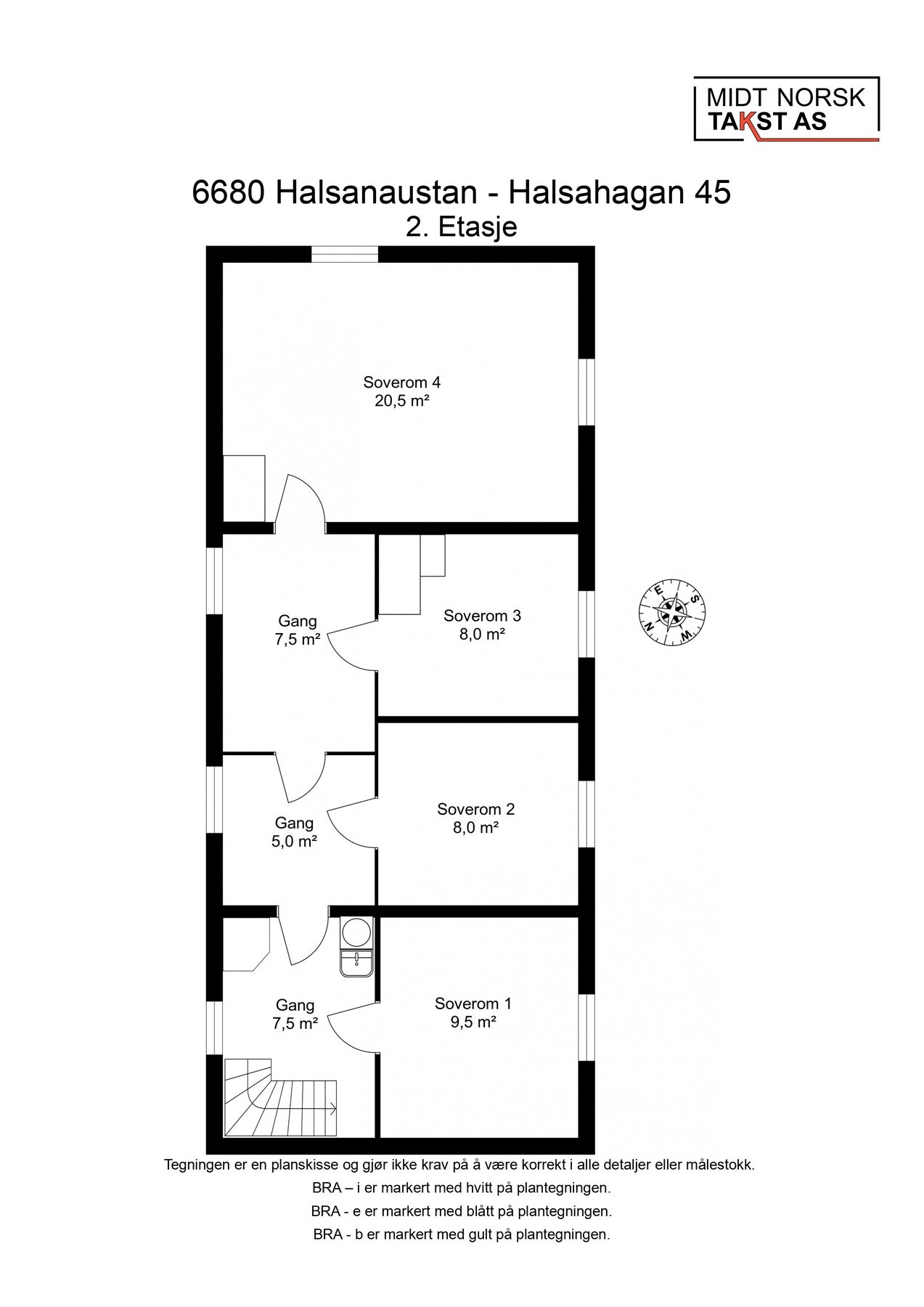 Plan 2.etasje Galleribilde